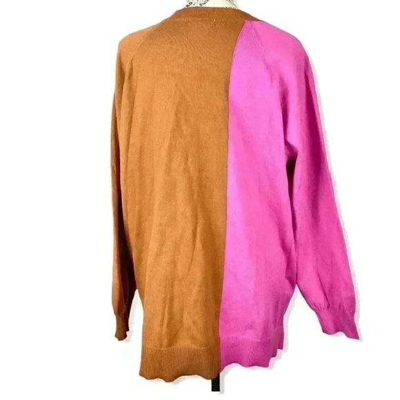 NWOT- 14th & Union Multicolor Crewneck pullover sw - Picture 2 of 4